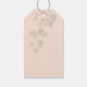 Oh herten baby shower dank u cadeau cadeaulabel (Achterkant)