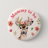 Oh herten Baby shower mama om Button te zijn (Voorkant)