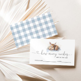 Oh herten Baby shower raden hoeveel Snoepjes Informatiekaartje