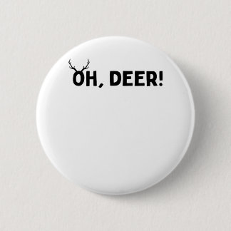 Oh Herten Eenvoudige Stijl Ronde Button 5,7 Cm