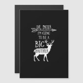 Oh Herten Gaat Naar Grote Broer Kerst Aankondiging (Voorkant / Achterkant)