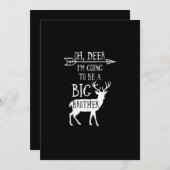 Oh Herten Gaat Naar Kerstmis Aankondiging Grote Br (Voorkant / Achterkant)