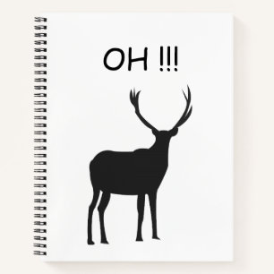 Oh Herten Grappige Herten Notitieboek
