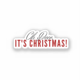 Oh Herten, het is Kerstmis! Sticker
