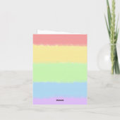 OH HERTEN IK BEN QUEER Grappig LGBTQ+ Bedankkaart (Achterkant)