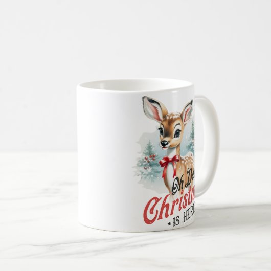 Oh herten Kerst is hier Mok (Voorkant rechts)
