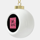 Oh Herten Minimalistische Esthetiek  Keramische Bal Ornament (Rechts)