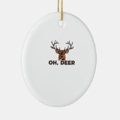 Oh Herten Modern Strake Ontwerp Ornament (Rechts)