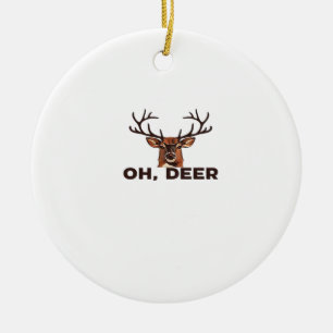 Oh Herten Modern Strake Ontwerp Ornament