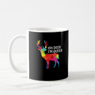 Oh Herten Queer Grappige Woordspeling LGBT Pride D Koffiemok