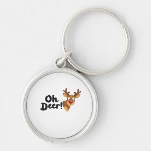 Oh Herten Schoon Minimaal Kijken  Sleutelhanger