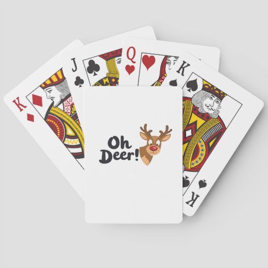Oh Herten Schoon Minimaal Zien Pokerkaarten (Achterkant)