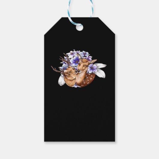 Oh Herten Schoon Minimalistische Stijl Cadeaulabel (Voorkant)