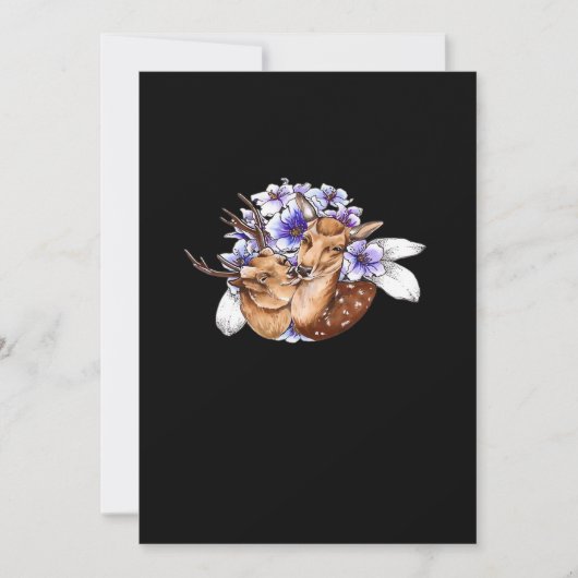 Oh Herten Schoon Minimalistische Stijl Feestdagenkaart (Voorkant)