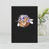 Oh Herten Schoon Minimalistische Stijl Feestdagenkaart (Staand voorkant)