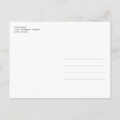 Oh Herten Waterverf Blue Cloud Baby shower Invite Briefkaart (Achterkant)