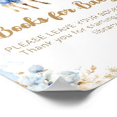 Oh herten winter baby jongen douche boeken poster (Hoek)