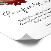 Oh herten winter groen fopspeen jacht spel poster (Hoek)