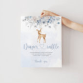 Oh herten winterblauwe luier loterij Poster