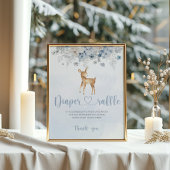 Oh herten winterblauwe luier loterij Poster