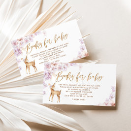 Oh hertenboeken voor baby kaartje informatiekaartje