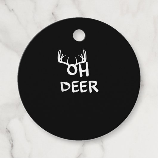 Oh Hertenjager Rustieke Buitenontwerp Bedankjes Labels (Voorkant)
