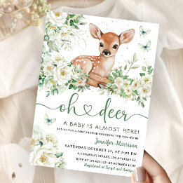 Oh Hertje Baby Shower Geslacht Neutraal Kaart