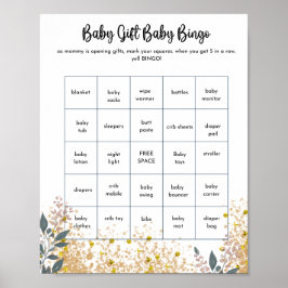 Oh hertje baby shower spellen poster