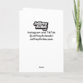 Oh hertje kaart (Achterkant)