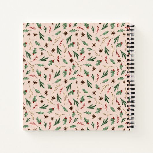 Oh hertje winter groen baby shower guestbook notitieboek (Achterkant)