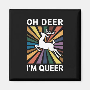 Oh hertog Ik ben queer Regenboog LGBT trots Homose Magneet