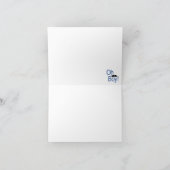 Oh het Baby shower van de Jongen dankt u kaardt Bedankkaart (Binnen)