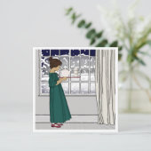 "Oh, het weer buiten is angstaanjagend..." (Staand voorkant)