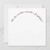 "Oh, het weer buiten is angstaanjagend..." (Achterkant)