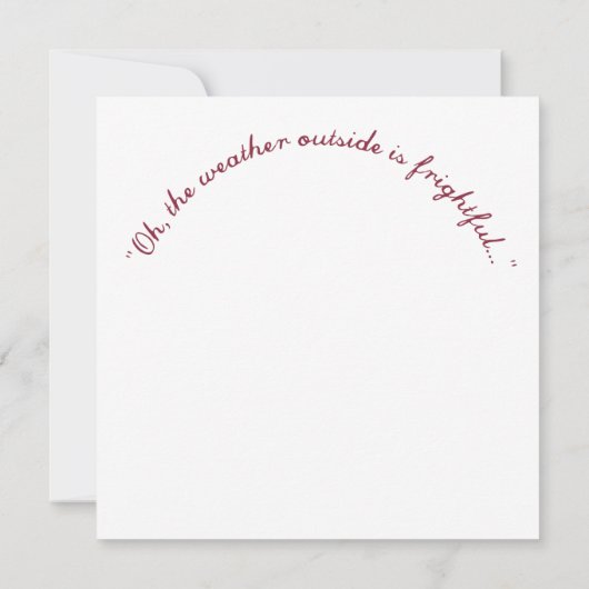 "Oh, het weer buiten is angstaanjagend..." (Achterkant)