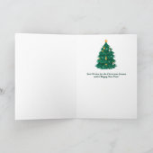 Oh het Wenskaart van de Kerstboom Feestdagen Kaart (Binnen)