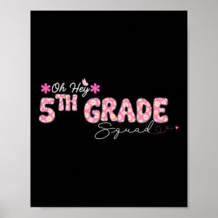 Oh Hey 5e klas terug naar school ontwerp voor lera Poster