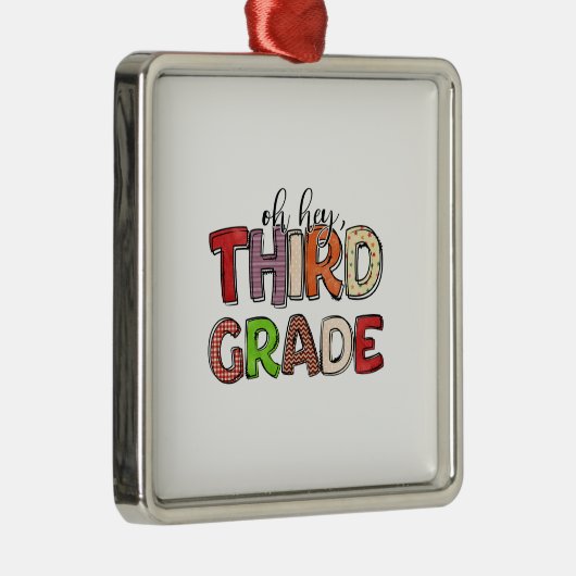 Oh Hey derde graad Metalen Ornament (Rechts)
