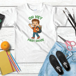 oh hey first grade back to school t-shirt