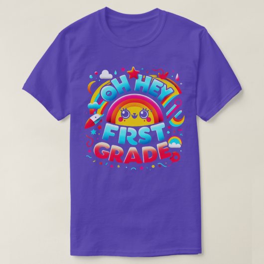 Oh hey leerkracht eerste klas Kinder eerste school T-shirt (Design voorkant)