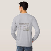 "Oh, Hey" Mannen Lange Slaap Shirt (Achterkant volledig)