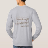 "Oh, Hey" Mannen Lange Slaap Shirt (Achterkant)