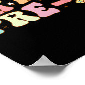 Oh Hey Pre K Groovy Terug naar school Happy First  Poster (Hoek)