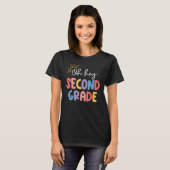 Oh Hey Second Grade Teacher Student 2nd Grade Back T-shirt (Voorkant volledig)