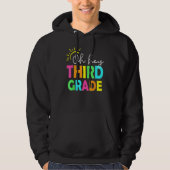 Oh Hey Third Grade  Back To School Teachers Studen Hoodie (Voorkant)