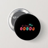 Oh Hey Vacay Zomer Matching Familie Vakantie Manne Ronde Button 5,7 Cm (Voorkant /achterkant)
