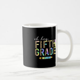 Oh hey vijfde klas terug naar school studenten 5e  koffiemok