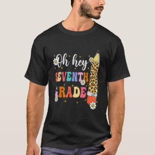 Oh Hey Zevdeklassers Leraar Potlood Retro T-shirt