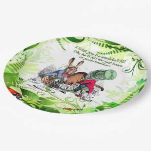 Oh, hij zal passen! 1 papieren bordje