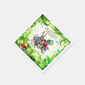 Oh, hij zal passen! 1 servet (Hoek)